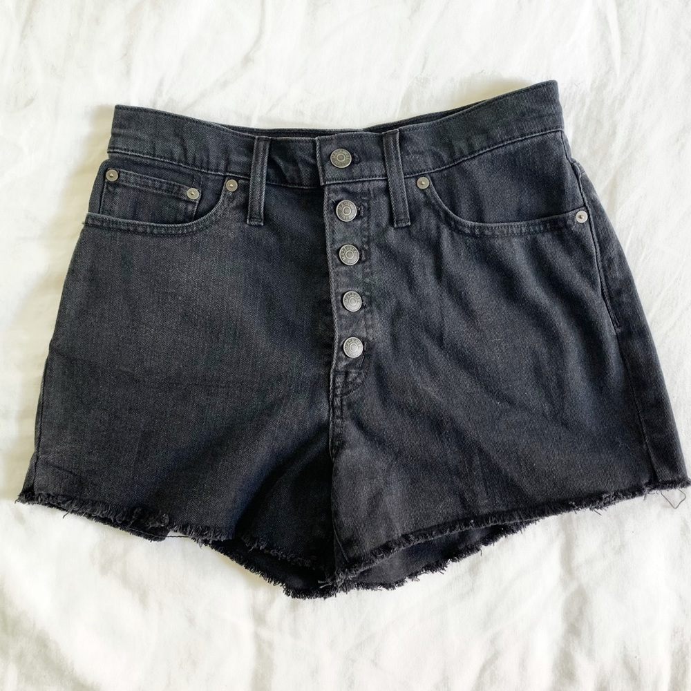 Madwell Black Jean Shorts